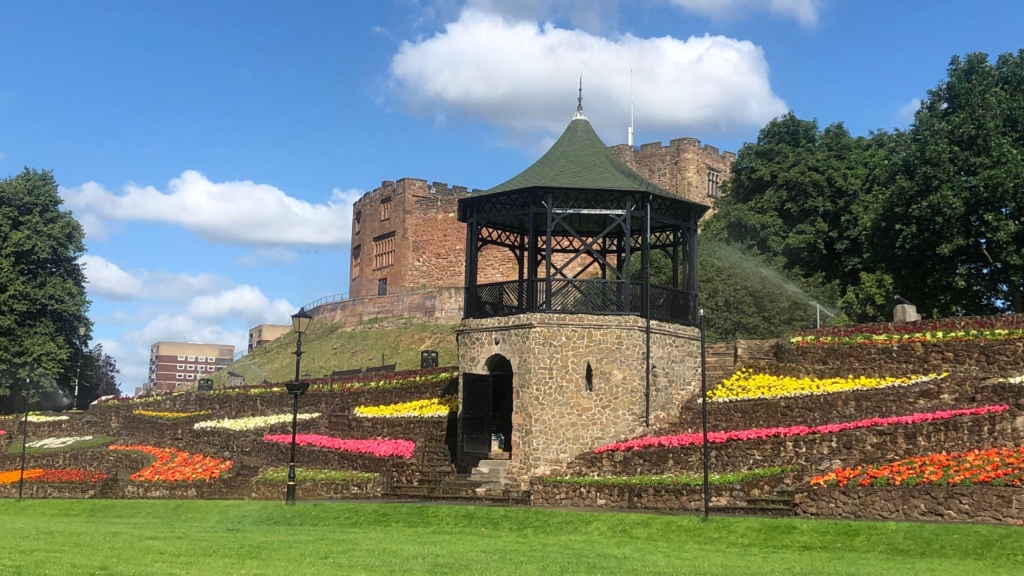 Tamworth Castle and town view – sell your house privately with OffAgent